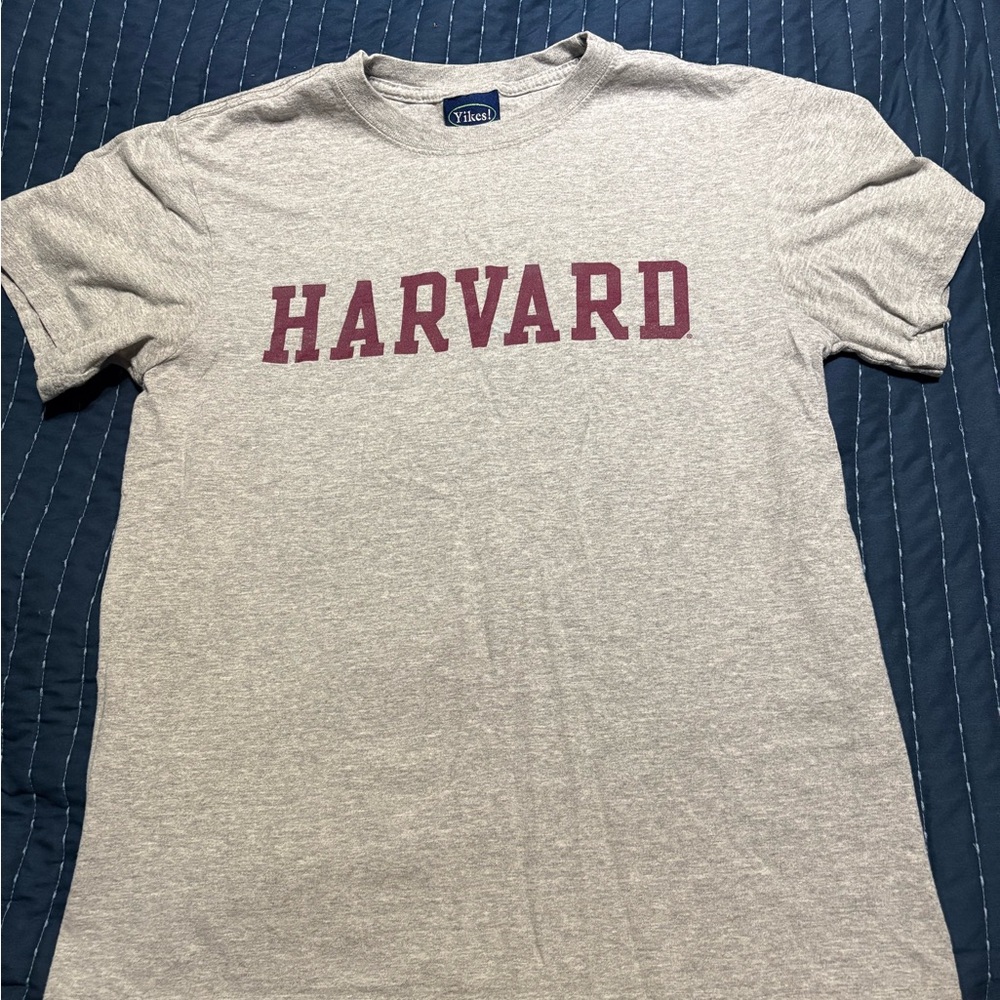 Harvard Gray Short Sleeve Tee by [Brand]